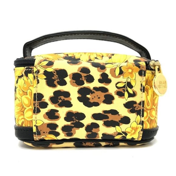 VERSACE Overall handle Leopard mini bag Pouch - Picture 2 of 16